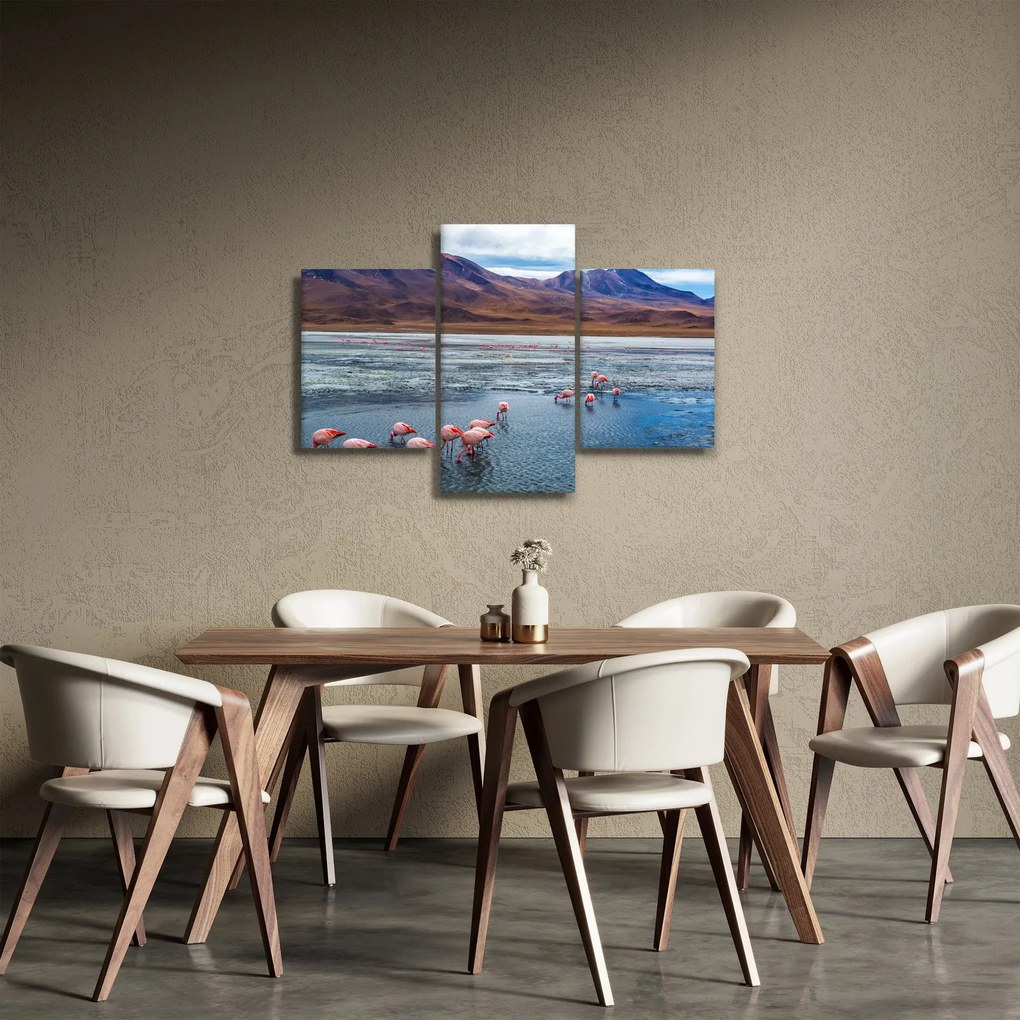 Obraz - Plameniaky (90x60 cm)