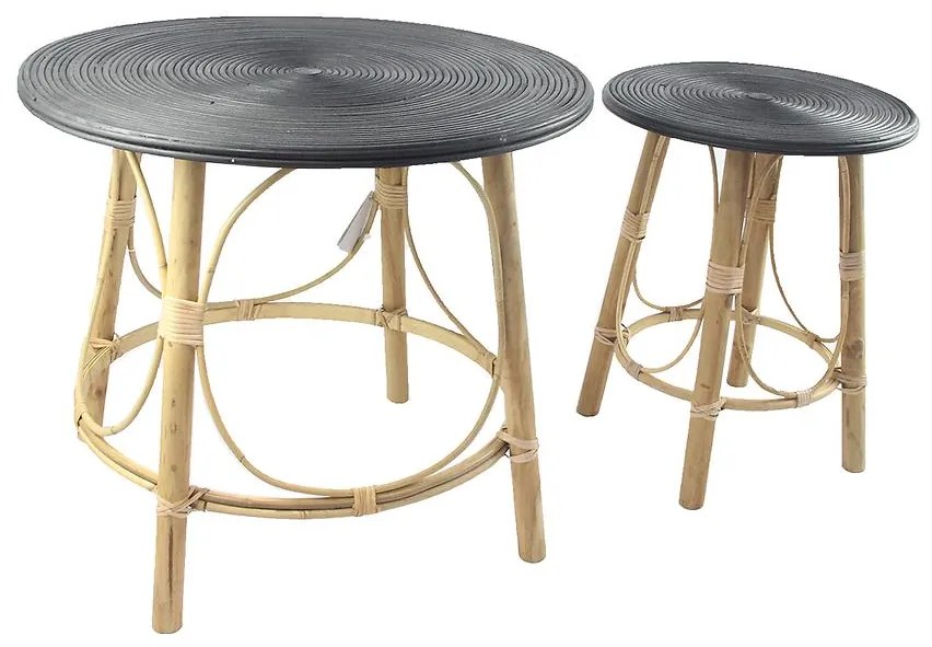 Súprava  stolíkov TAMAN RATTAN 59