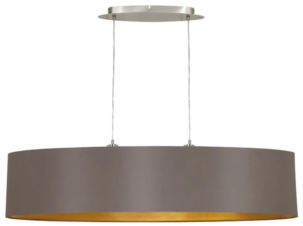 EGLO Závesná lampa Maserlo, 100 cm, kapučínová