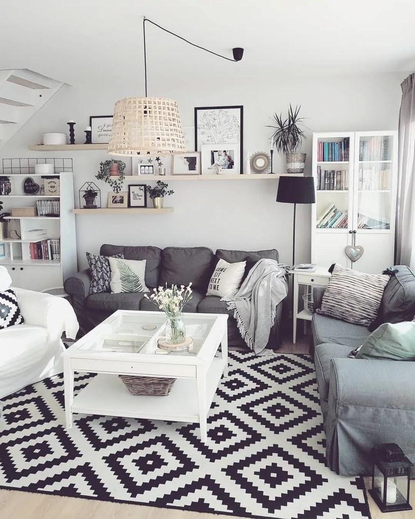 Koberec SKETCH - F998 štvorce