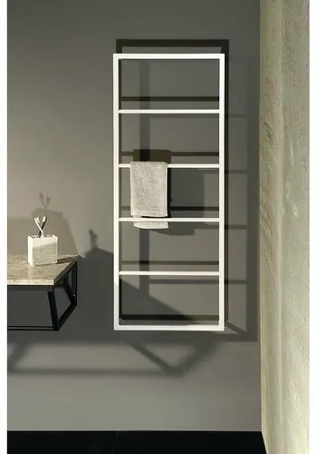 SAPHO Ska512 Ska nástenný sušiak uterákov 60 x 115 x 10 cm, biela mat