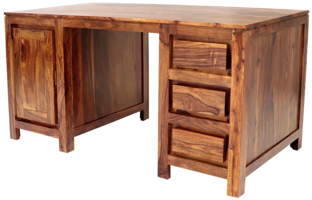 furniture-nabytek.cz - Pc stůl masiv z dřeva palisandr 160x76x80