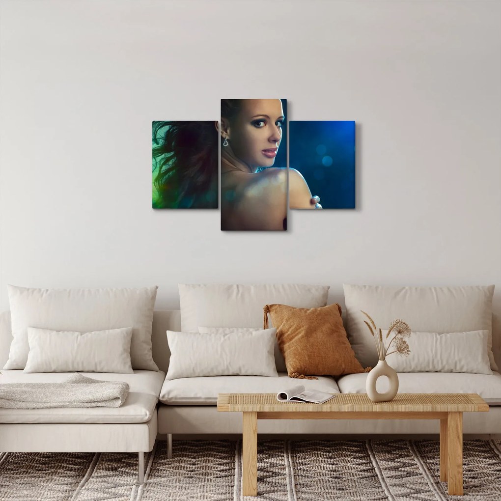 Obraz - Pohľad mladej ženy (90x60 cm)