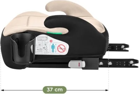 Detský podsedák do auta Cabby 30 béžový / čierny