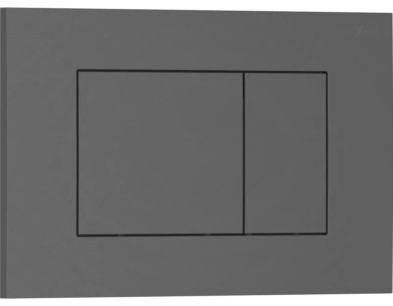 Mexen Tex 02, splachovacie tlačidlo, šedá, 6102-05