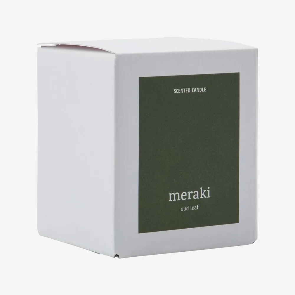 Meraki Vonná sviečka Oud leaf severská drevitosť