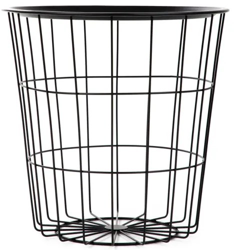 Príručný stolík SCANDI čierny 868691