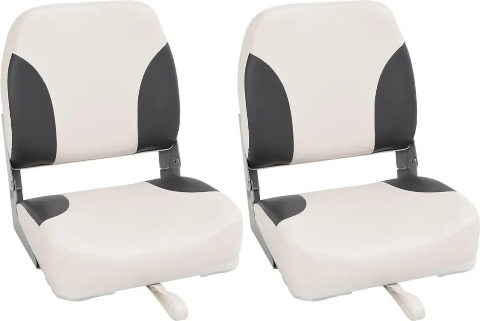 vidaXL Skladacie sedadlá do člna 2 ks s vysokým operadlom 41x36x48 cm