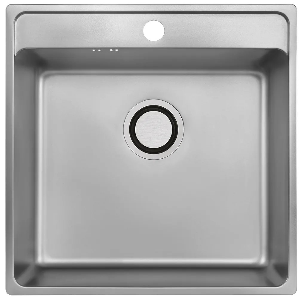 Laveo Besos, 1-komorový nerezový drez 480x490x210 mm, oceľová, LAV-SLB_210T