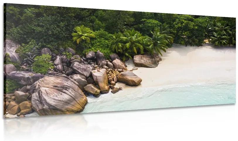 Obraz pobrežie Seychely Varianta: 100x50