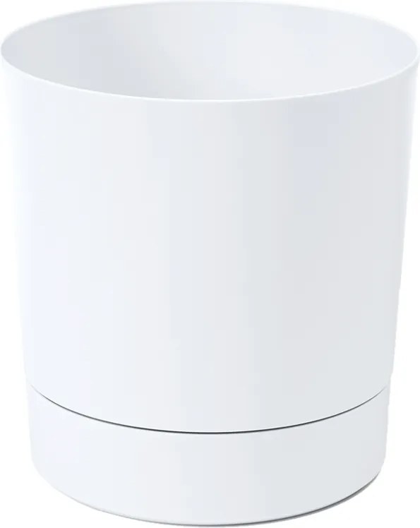 Kvetináč s podstavcom AURA 145 – biely*51229