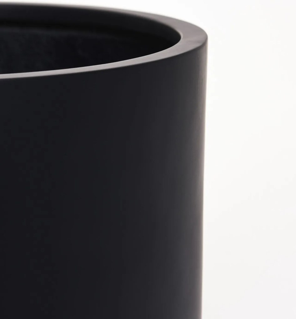 Kvetináč CHICO, sklolaminát, priemer 40 cm, antracit