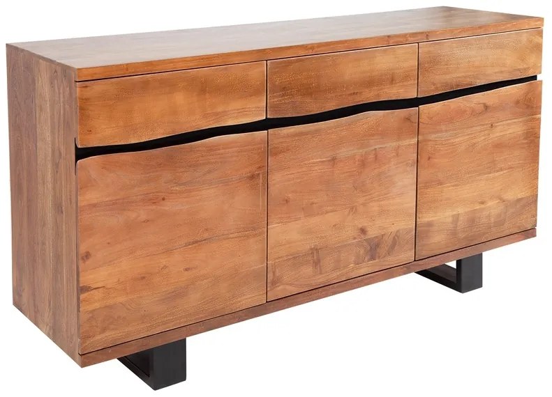 Dizajnová komoda Massive, 160 cm, akácia honey