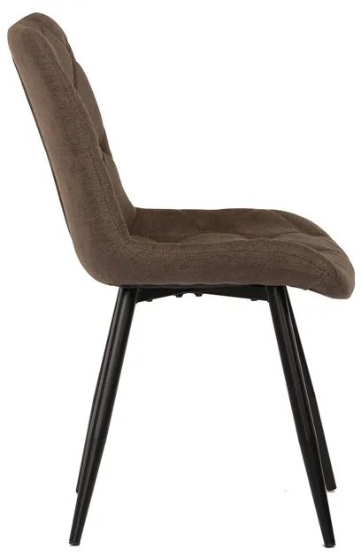 Autronic BONTEC Jedálenská stolička, hnedá, látka, CT-382 BR2 Farba: Hnedá