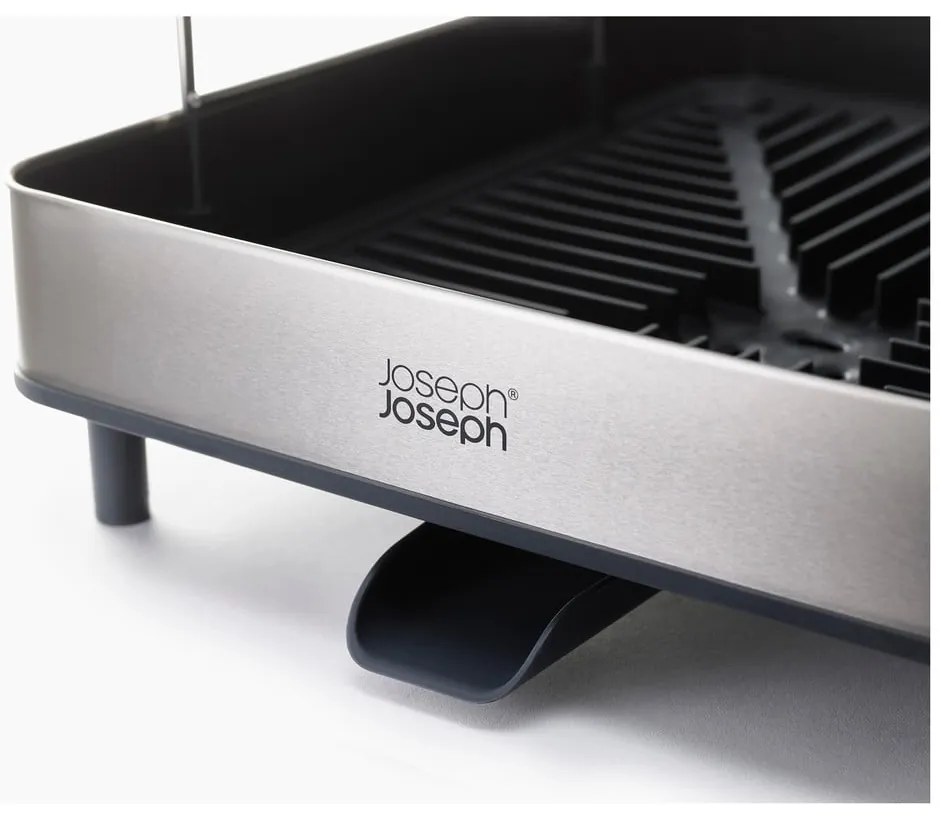 Sivý dvojposchodový anikoro odkvapkávač Excel – Joseph Joseph