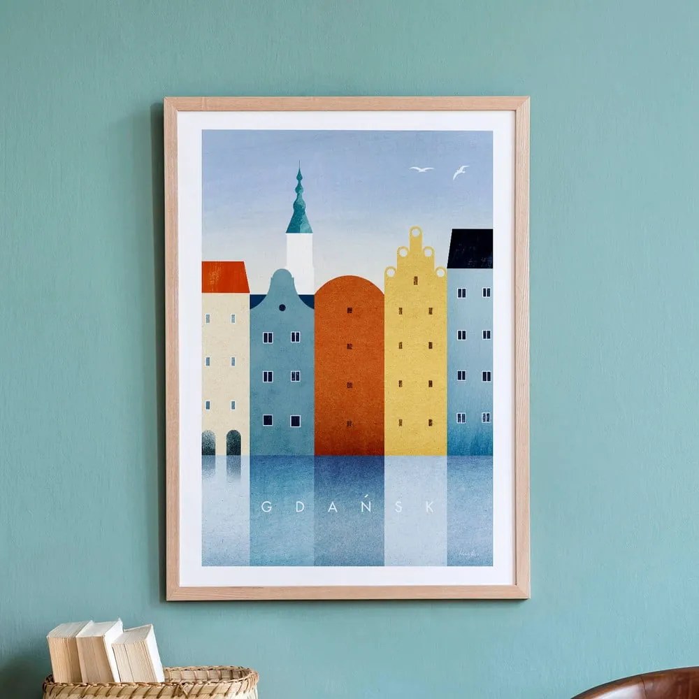 Plagát 30x40 cm Gdansk - Travelposter