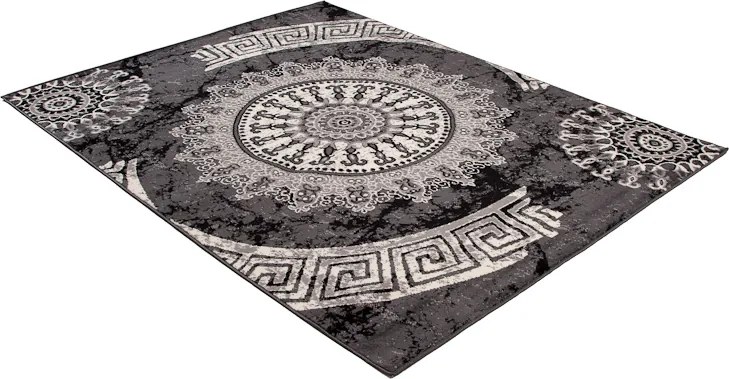 TA Koberec K870A DARK GRAY CHEAP PP CRM Sivý (tmavý) Obdĺžnikový Rozmer: 60x100 cm