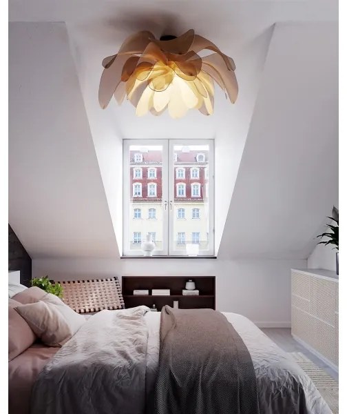 ByRydens 4202430-5507 - Prisadené stropné svietidlo LOU LOU 1xE27/8W/230V béžové