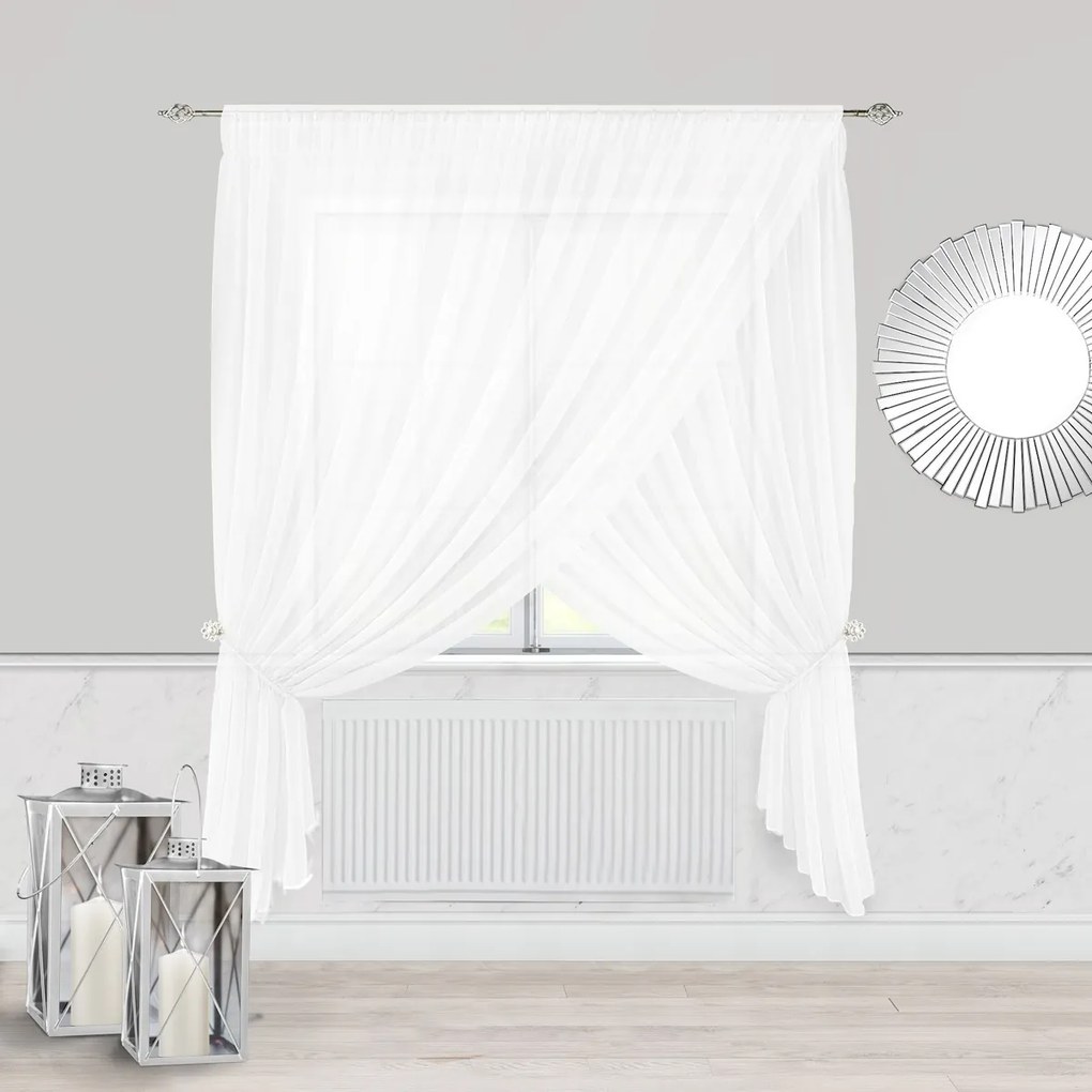 Záclona EMPORIO biela Rozmer: 400x250 cm