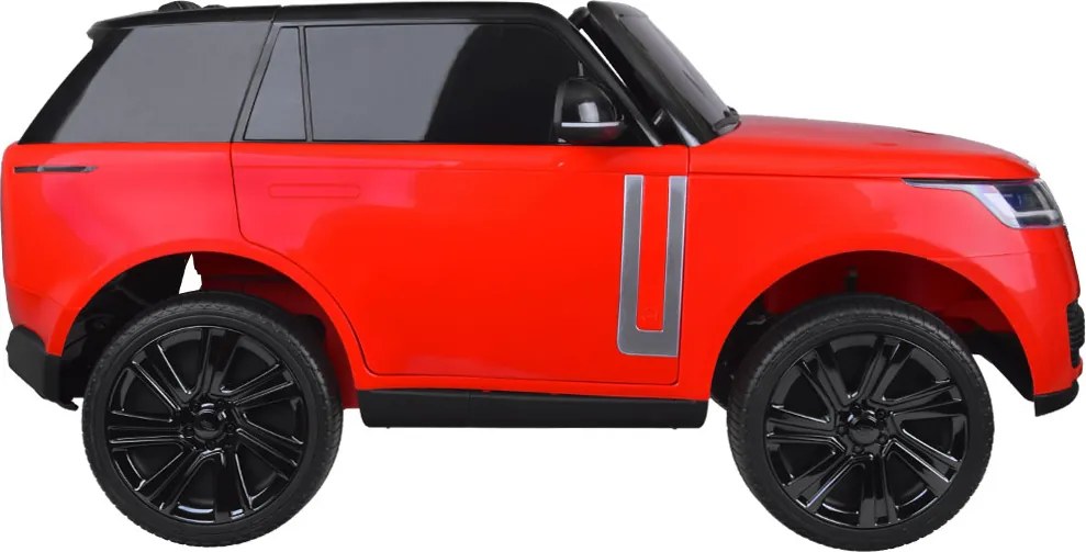 JOKOMISIADA Elektrické auto na batérie RANGE ROVER 4x4 s displejom na diaľkové ovládanie červené PA0319