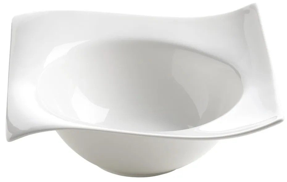 Biela porcelánová miska Maxwell &amp; Williams Motion, 19 x 19 cm
