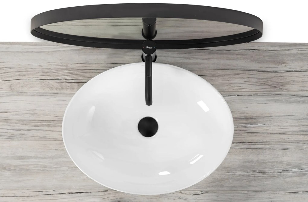 Rea Carola umývadlo na dosku, 52 x 39 cm, biela, REA-U8198