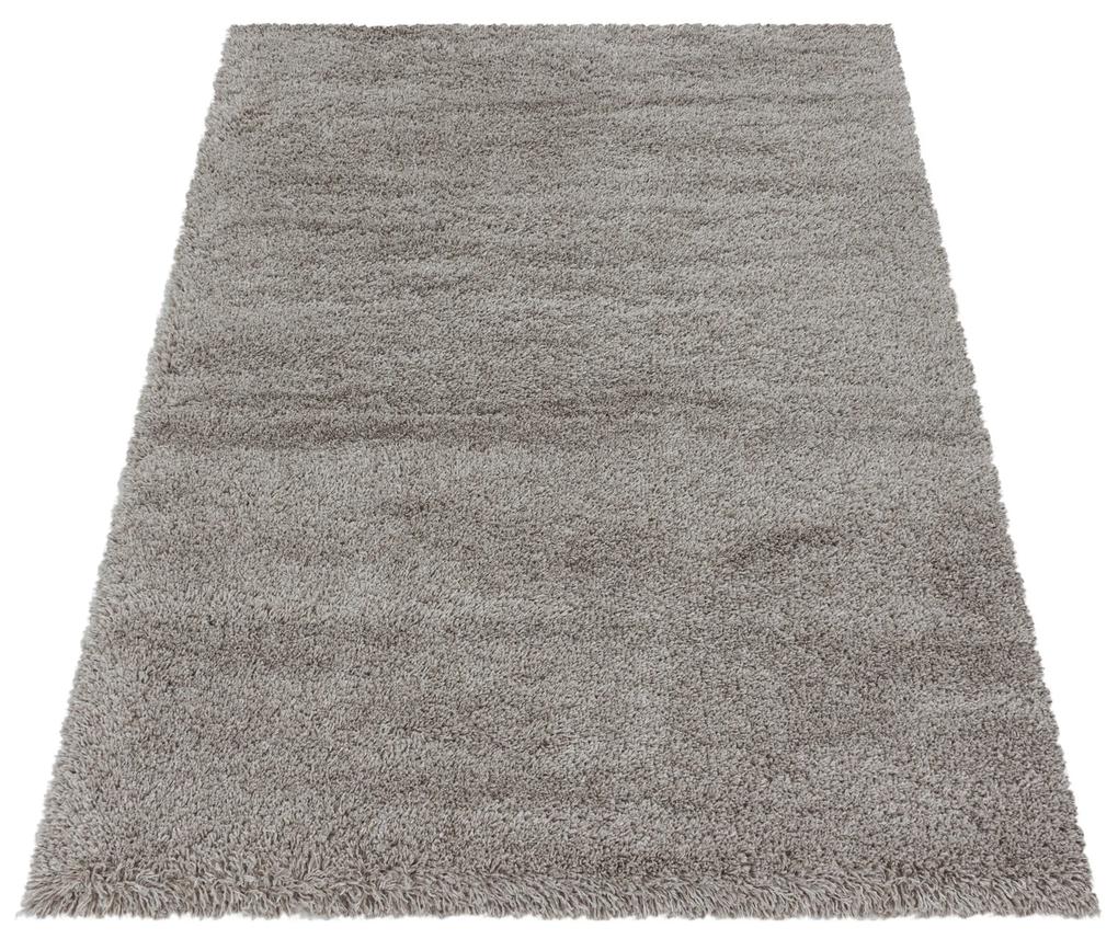 Ayyildiz Kusový koberec FLUFFY 3500, Béžová Rozmer koberca: 120 x 170 cm