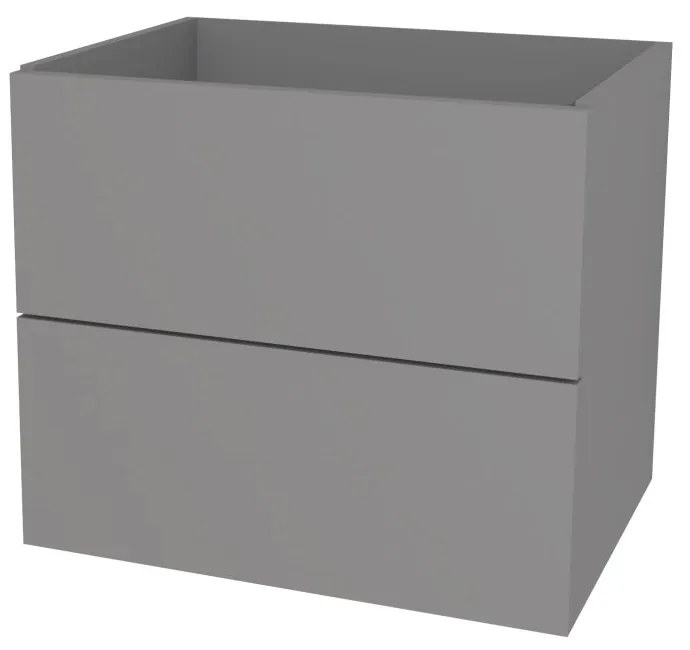 Mereo, Mereo Ponte, kúpeľňová skrinka 61 cm, Multidecor, Šedá supermat, MER-CN290SSEDA