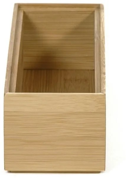 Organizér Compactor Bamboo Box 22,5 x 7,5 x 6,5 cm, prírodné drevo