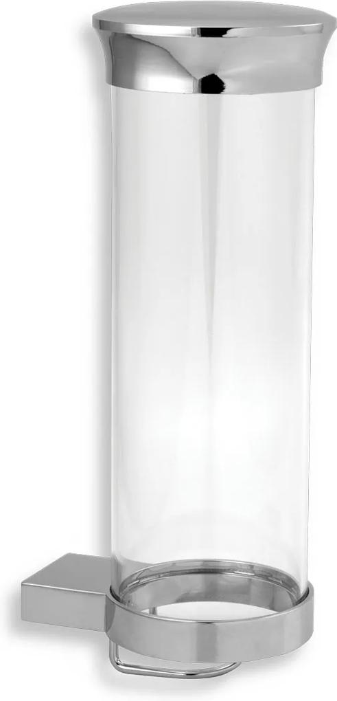 Novaservis Metalia 9 0972,0 zásobník na kozmetické tampóny sklo