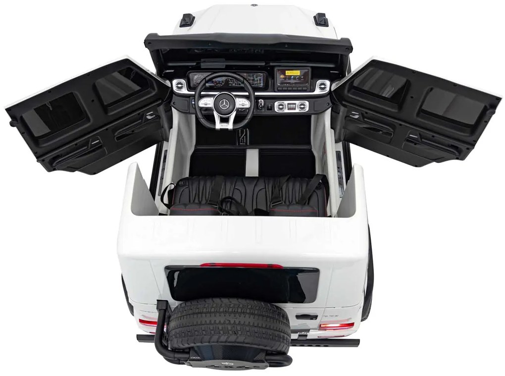 Elektrické autíčko Mercedes Benz G63 AMG XXL STRONG biele