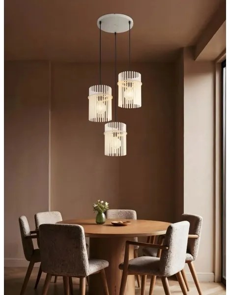 Globo 15698-3HRB - Luster na lanku GORLEY 3xE27/60W/230V