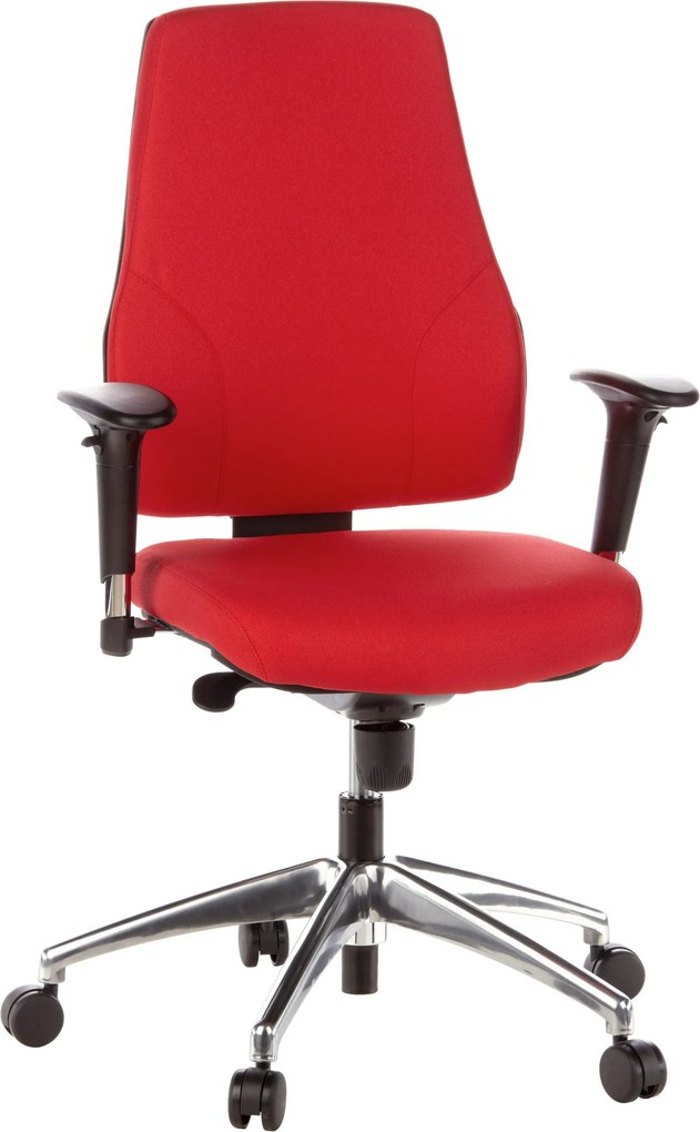 XXXLutz OTOČNÁ STOLIČKA, plochá tkanina, červená MID.YOU - Online Only kancelárie - 001918007203