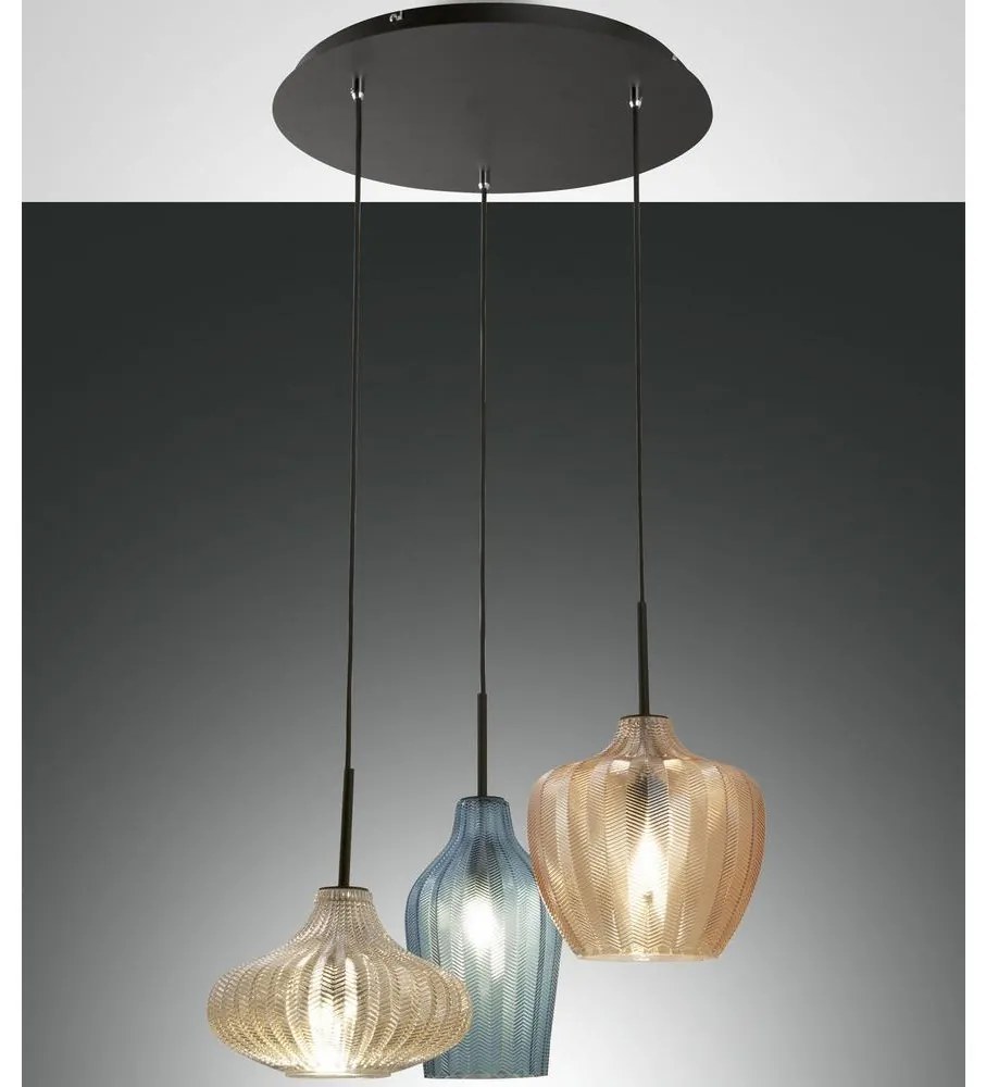 Fabas Luce 3725-47-363 - Luster na lanku OLBIA 3xE27/40W/230V