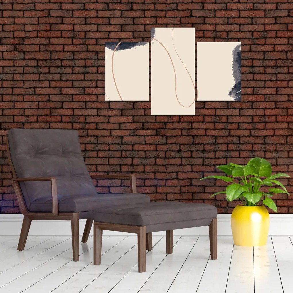 Obraz - Béžová abstrakcia (90x60 cm)
