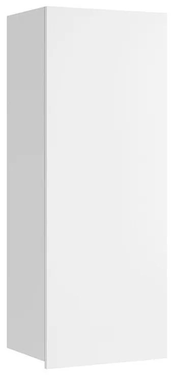 Konsimo Sp. z o.o. Sp. k. Nástenná skrinka PAVO 117x45 cm lesklá biela KO0132