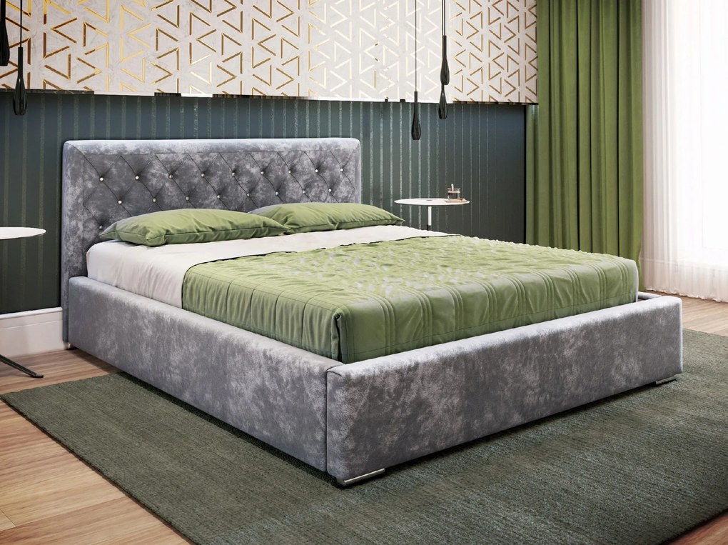 PROXIMA.store - Dizajnová čalúnená posteľ VENEZIA ROZMER: Pre matrac 140 x 200 cm