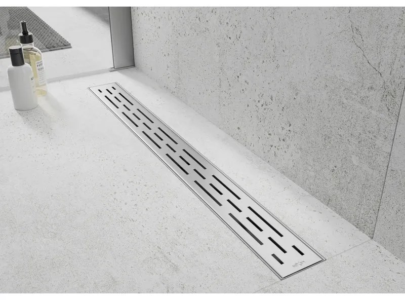 Mexen Flat nerezový sprchový žľab 100 cm vzor M01, 1020100-15