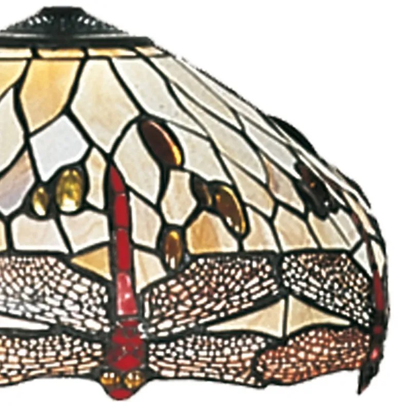 Tienidlo Tiffany VÁŽKA JANTAR Ø40