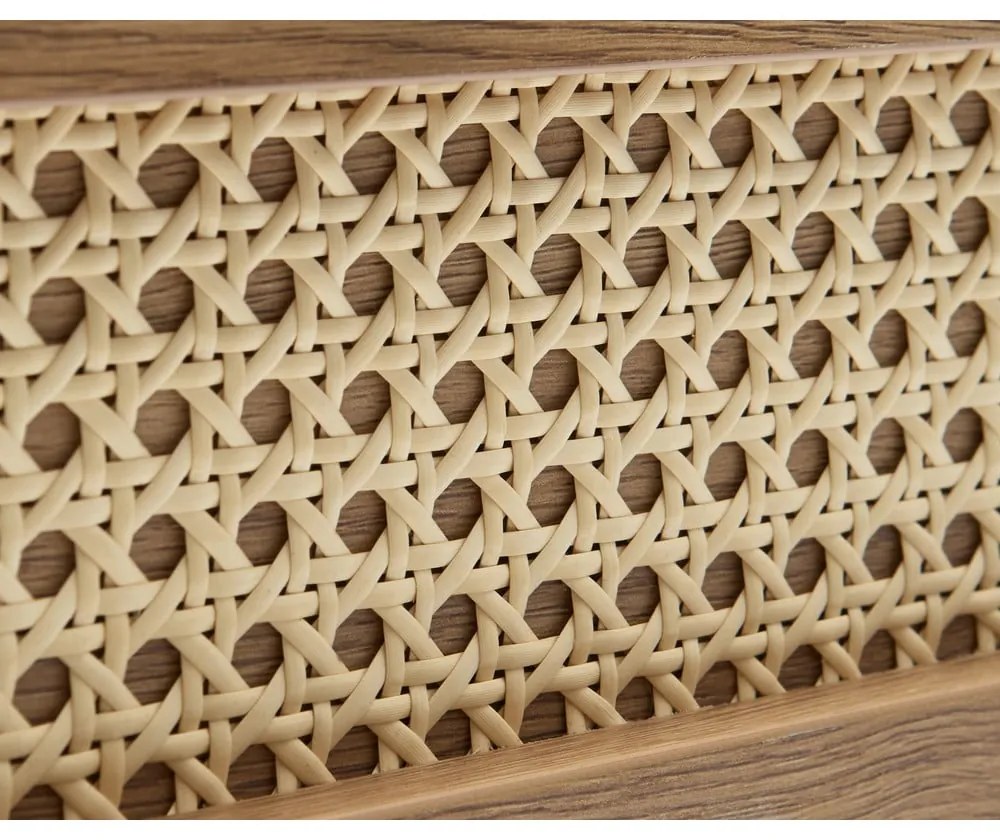 Nízka komoda v dekore duba v prírodnej farbe 80x75 cm Pensacola – Unique Furniture