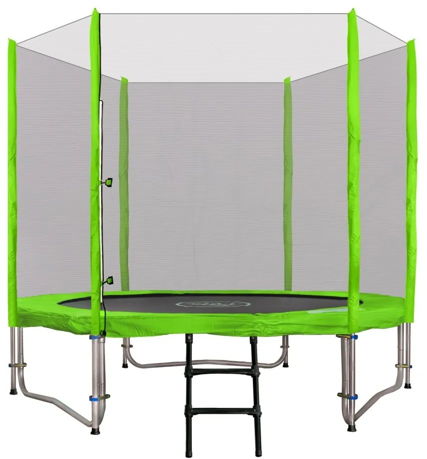 Záhradná trampolína RAMIZ SKY 8FT/244 cm - zelená