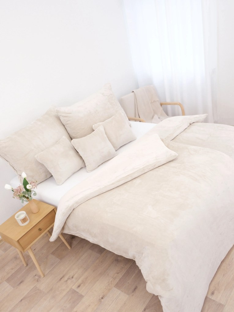 Obliečky mikroplyš Exclusive – Laura prírodná