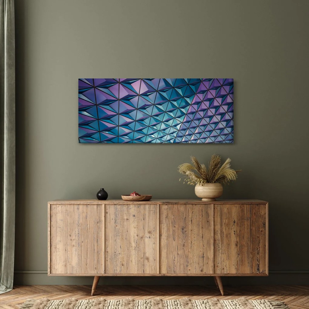 Obraz - farebná štruktúra (120x50 cm)