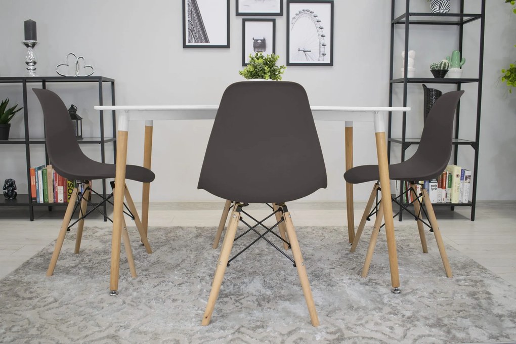 AKCIA Tmavohnedá stolička OSAKA II. trieda