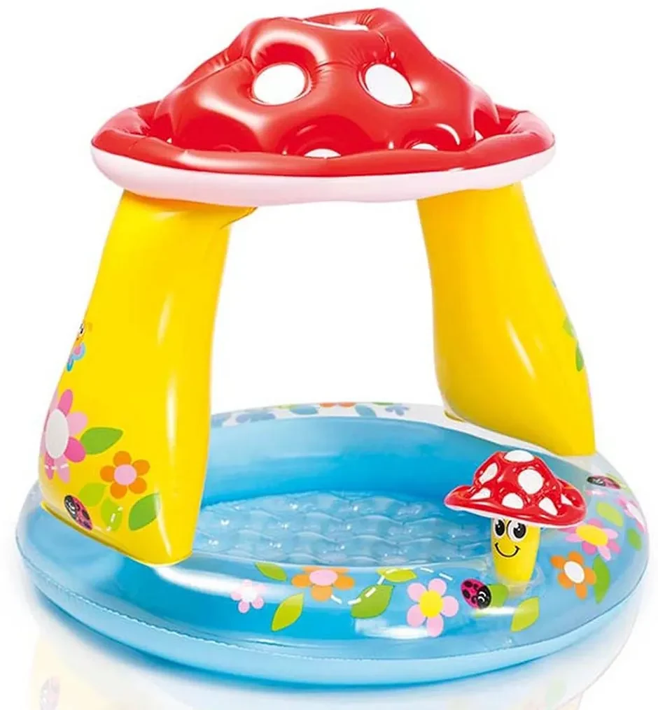 INTEX Nafukovací bazénik Muchotrávka 102 x 89 cm 57114