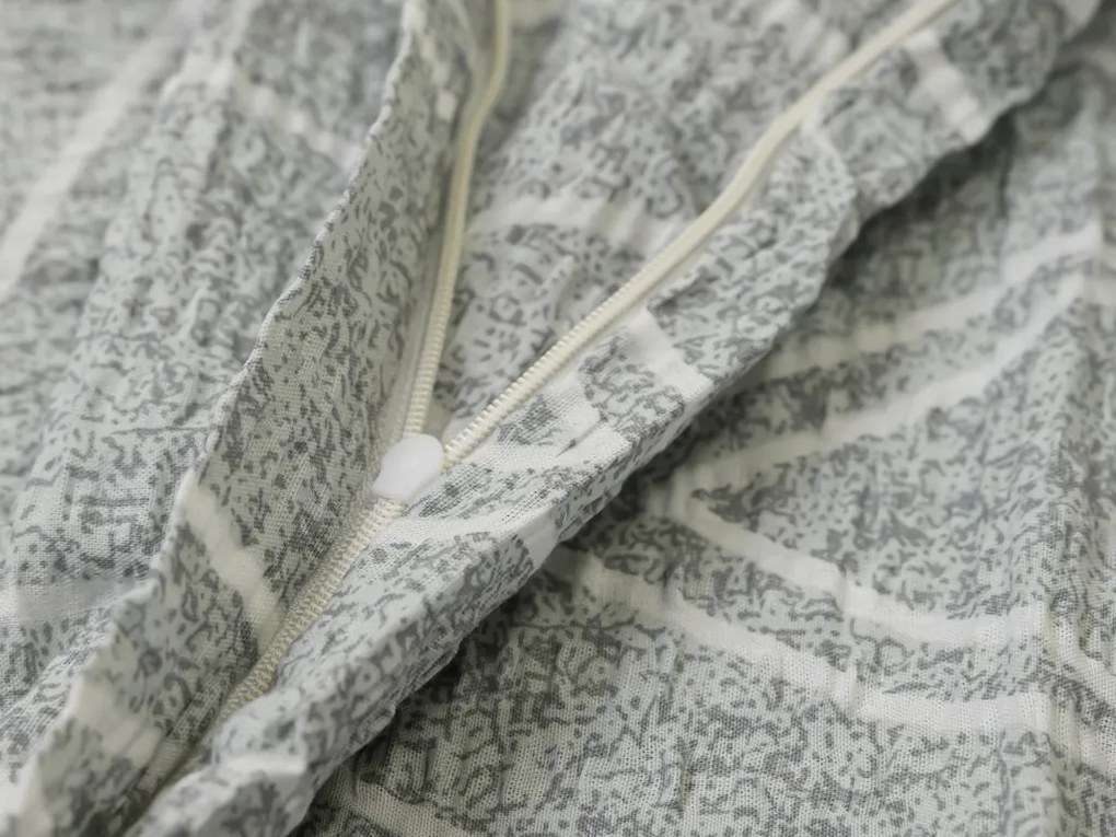 Krepové obliečky z Renforcé bavlny GRAY STRIPES sivé Rozmer obliečky: 70 x 90 cm | 140 x 200 cm