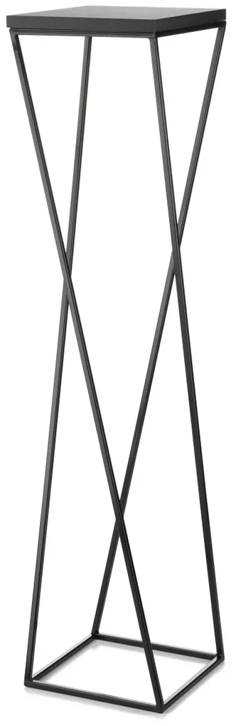 STOJAN NA KVETINÁČ LOFT7 100X24X24 CM ČIERNA