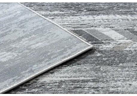 Moderný koberec NOBLE 9732 47 Rybia kosť vintage - Štrukturálny, dve vrstvy rúna , sivá / béžová Veľkosť: 120x170 cm