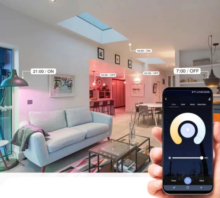 BERGE SMART E14 LED žiarovka 5,5W WW-NW-CW Wi-Fi TUYA CCT