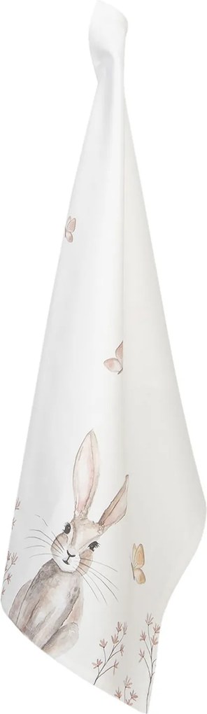 Kuchynská utierka s veľkonočným motívom Rustic Easter Bunny - 50 * 70 cm0*70 cm